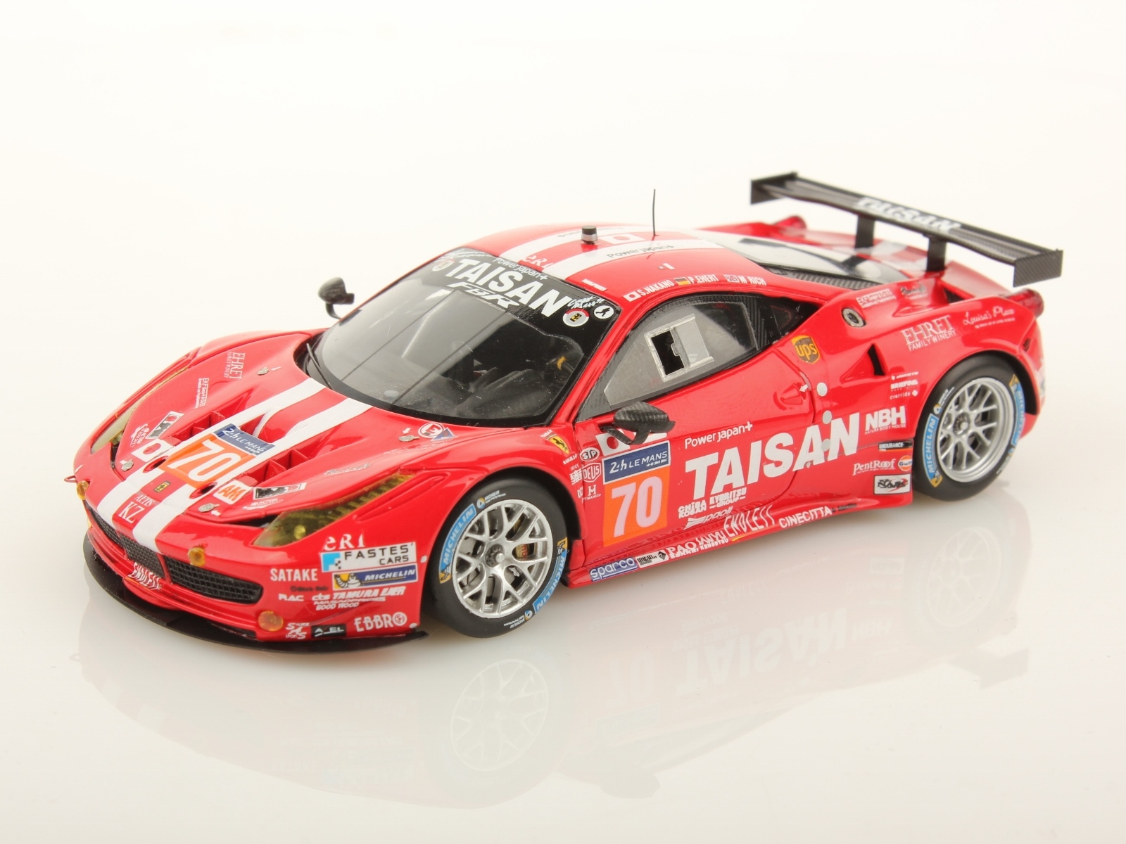 ■ルックスマート 1/43 2014 フェラーリ458 イタリア GT2 #70 ルマン24h チームタイサン