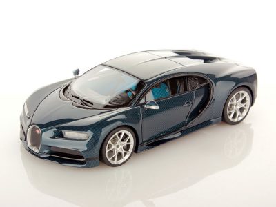 Bugatti Chiron Blue Carbon 1:43