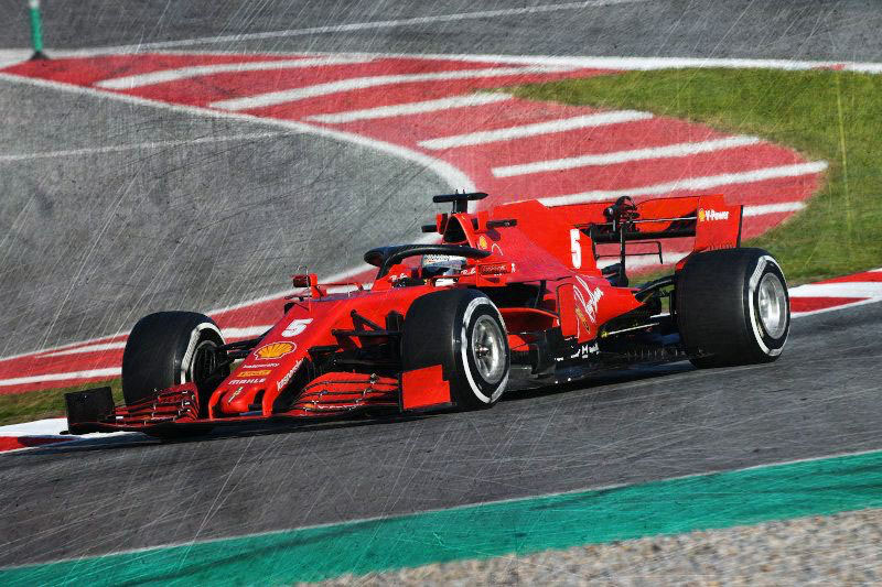 Ferrari SF1000 Barcelona Test 2020 Vettel 1:18 - Looksmart Models