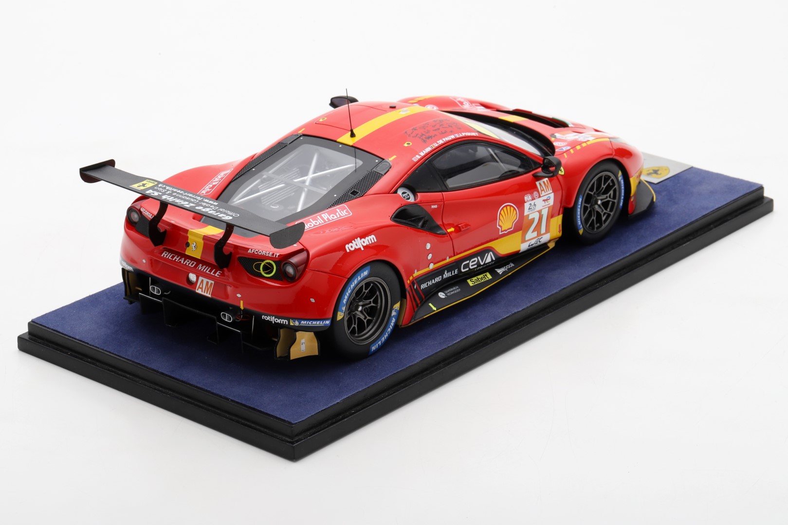 Ferrari 488 GTE EVO No.21 AF CORSE 24H Le Mans 2023 Scale 1:18 