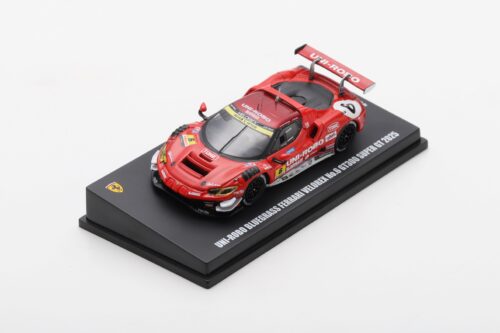 Ferrari 296 GT3 UNI-ROBO BLUEGRASS FERRARI VELOREX No. 6 GT300 Super GT 2025 - Scale 1:64